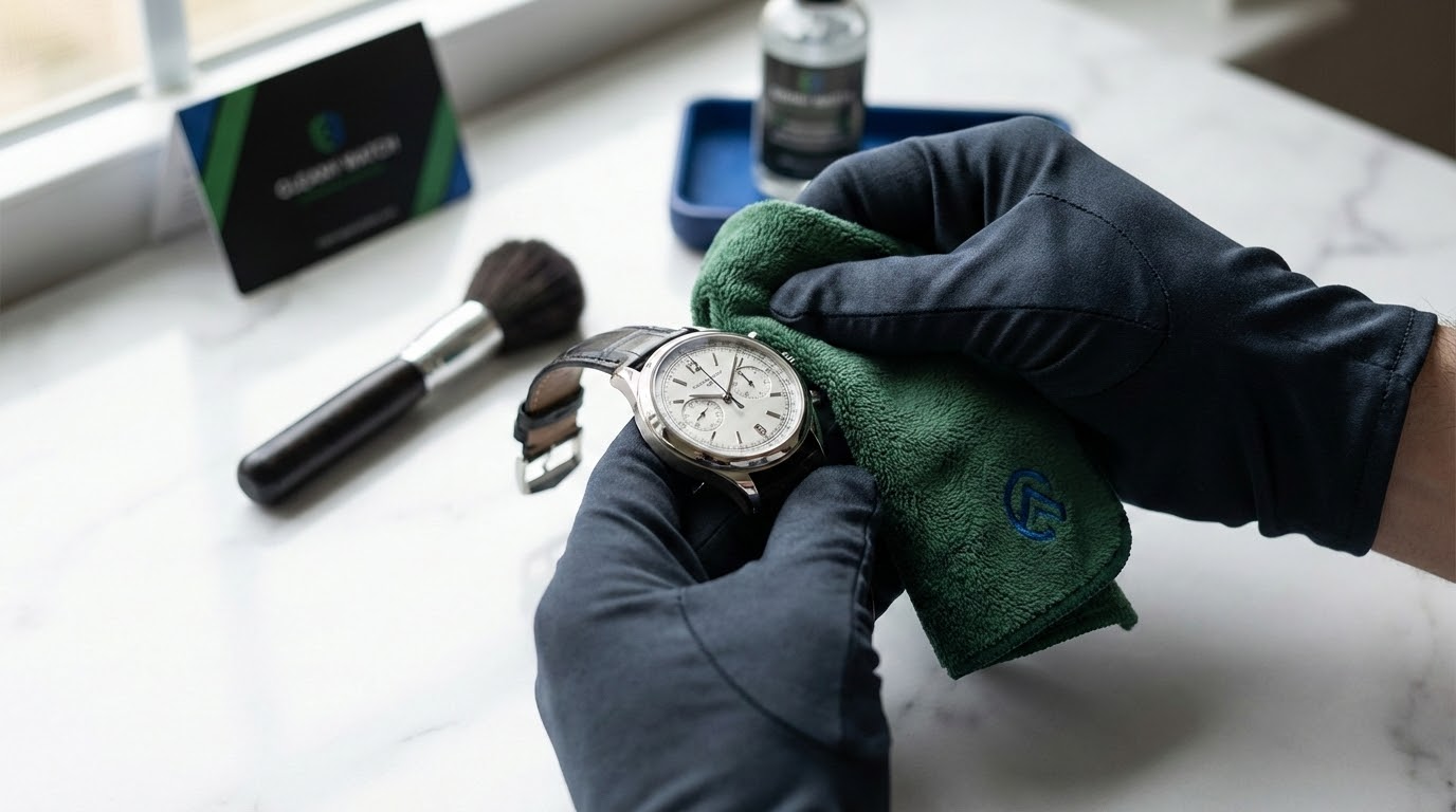 איך מנקים שעון יד בצורה בטוחה בבית